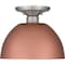 Quoizel Semi-Flush Mount Semi Flush 1 Light Matte Rose Gold QSF5575MRG - alternate 3